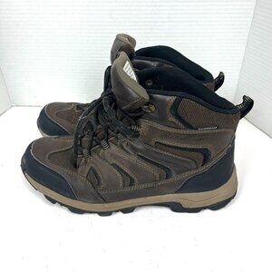 Eddie Bauer Boots Mens 10 M Fairmont Waterproof Hiking Brown Leather Outdoors